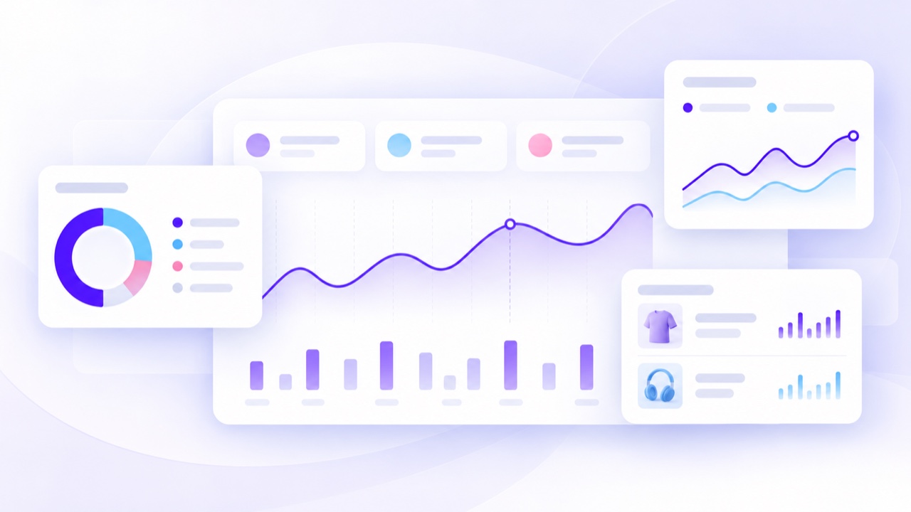 Ecommerce benchmarking dashboard preview